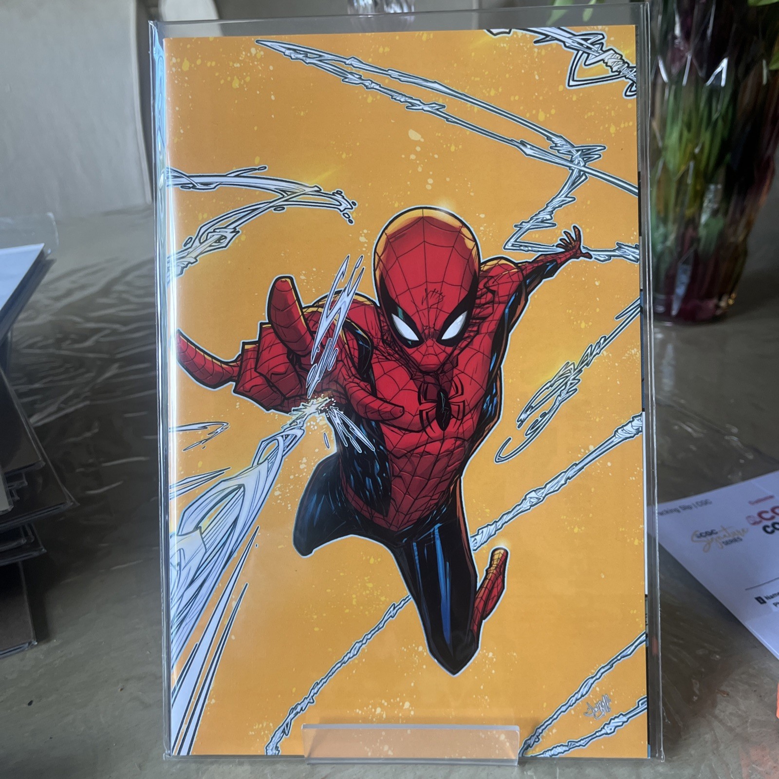 AMAZING SPIDER-MAN #1 JONBOY MEYERS VIRGIN C2E2 EXCLUSIVE LTD 52/400 WITH COA NM
