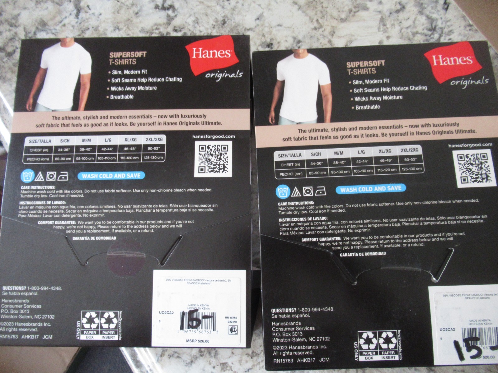 Hanes White T Shirts Sz Small Tagless 4 Total Softest Supersoft Slim Modern Fit gallery