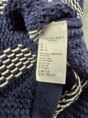American Eagle Small Knitted Polo Shirt Striped #716