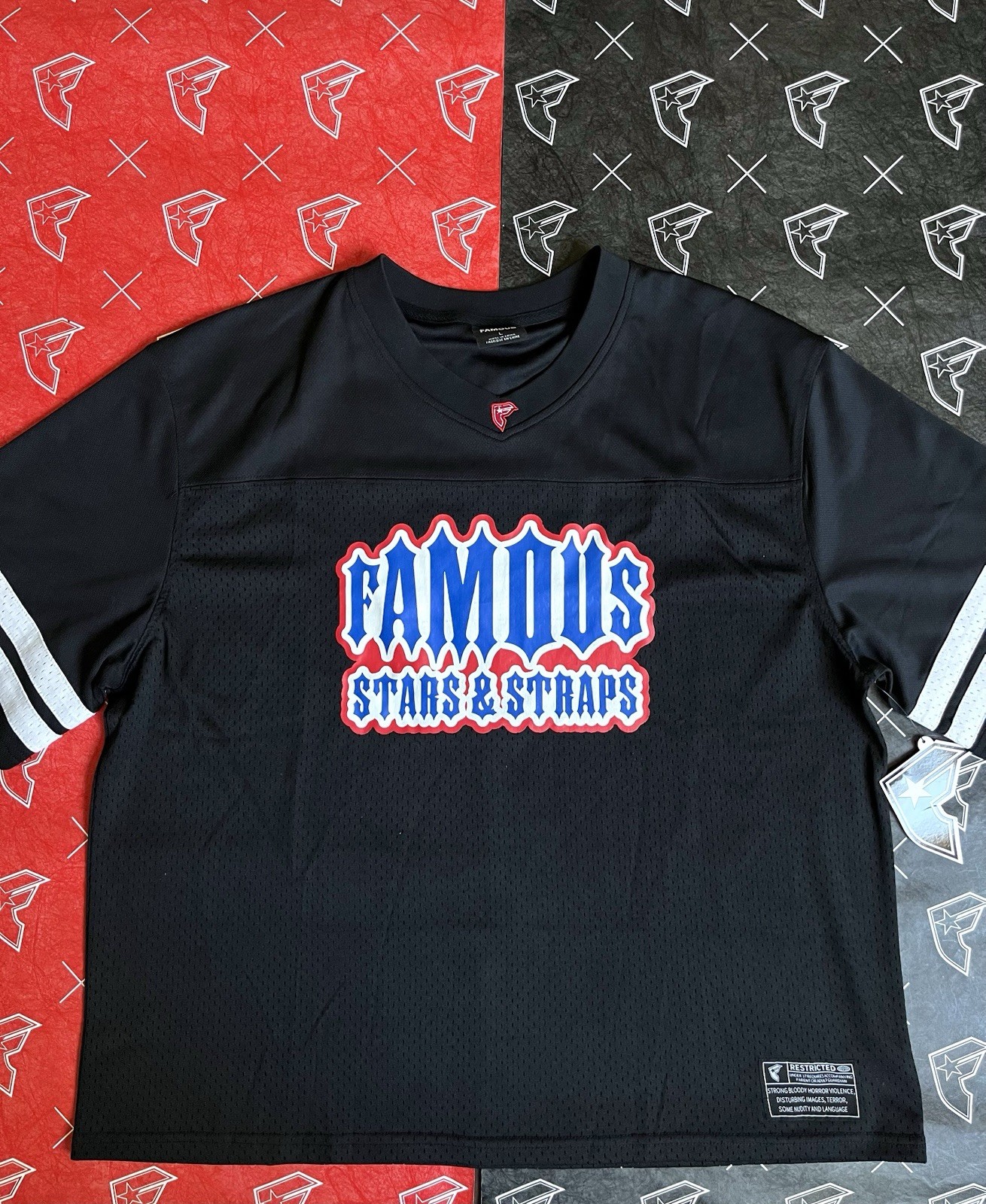 Famous Stars and Straps Football Jersey XL NWT Travis Barker Blink 182 gallery