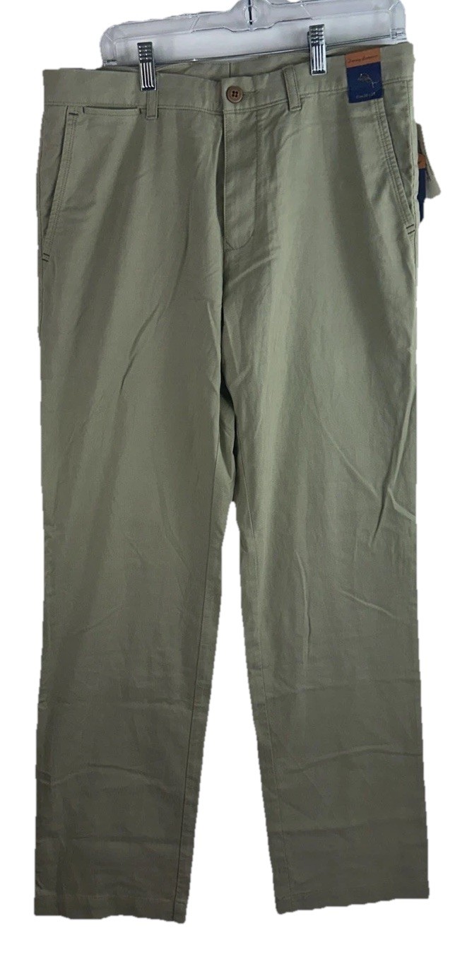 NWT Tommy Bahama Bryant Men’s 32×34 Flat Front Khakis $118 Style t1957