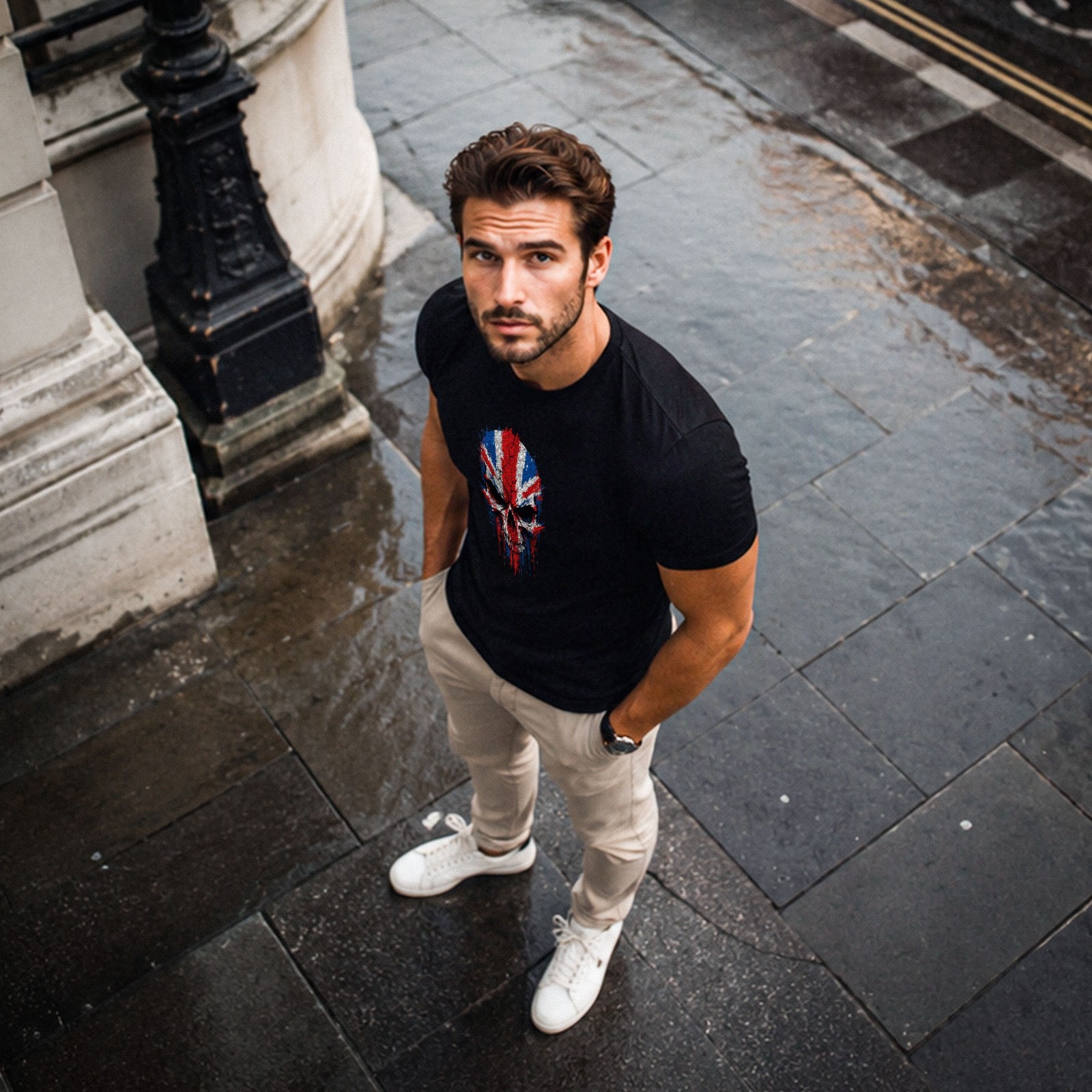 Union Jack T-Shirt | British Flag Patriotic UK Pride Tee | 12 Designs Options gallery