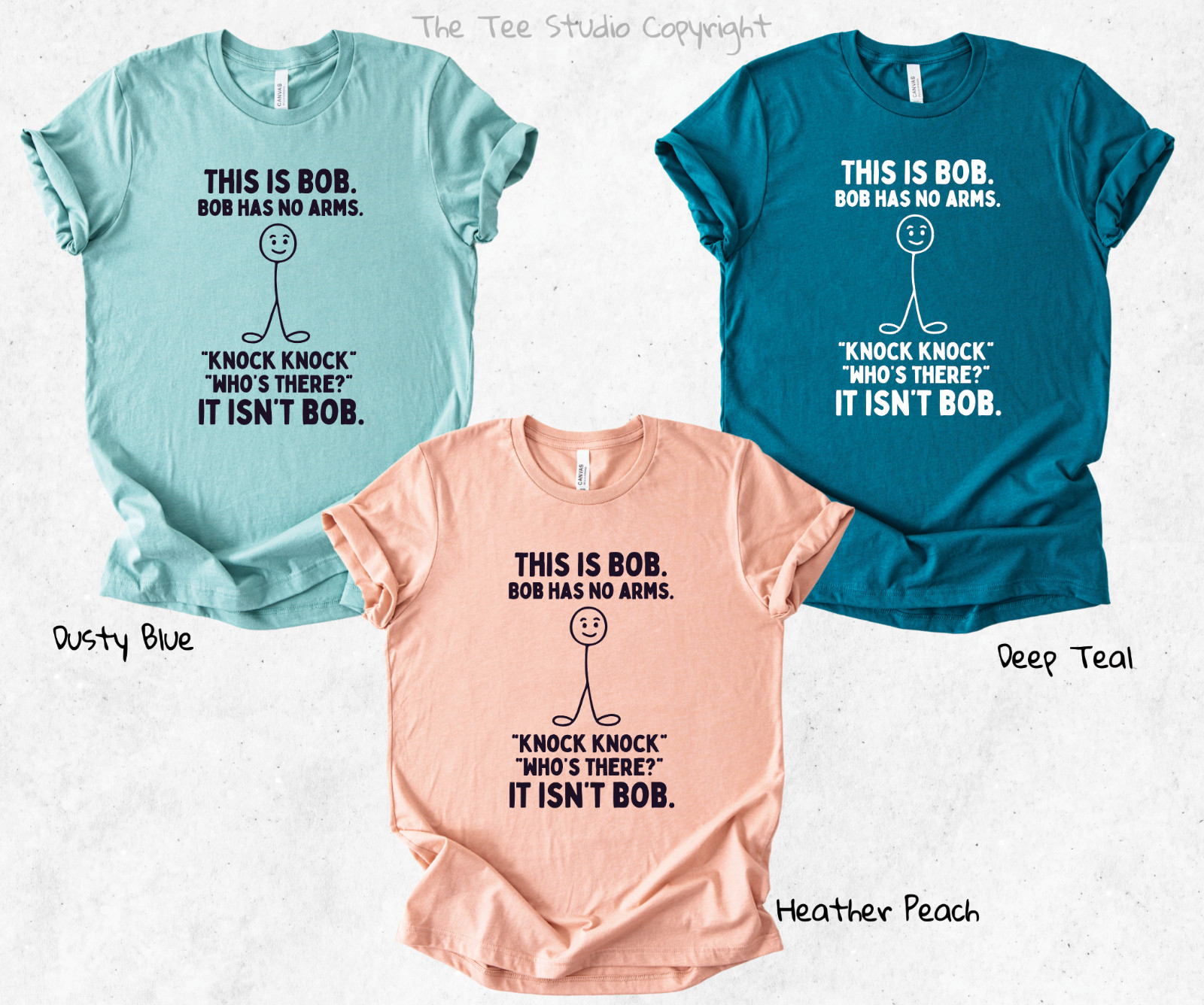 Silly Funny This Is Bob. Bob Has No Arms T-shirt Sarcastic Gifts Funny Shirt gallery