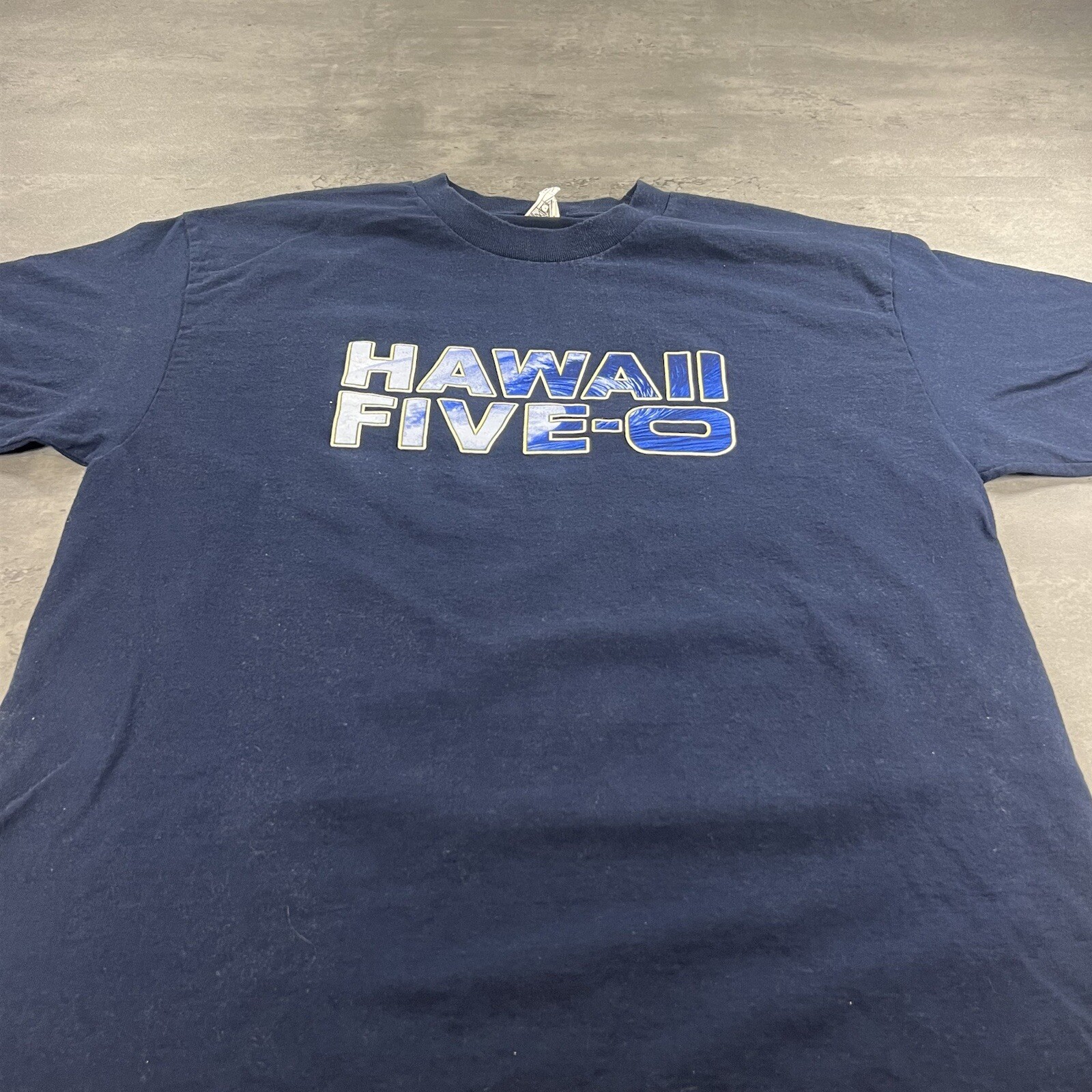 Hawaii Five O Shirt Adult L Blue TV Show Promo Crime Murder Mystery Police Drama gallery