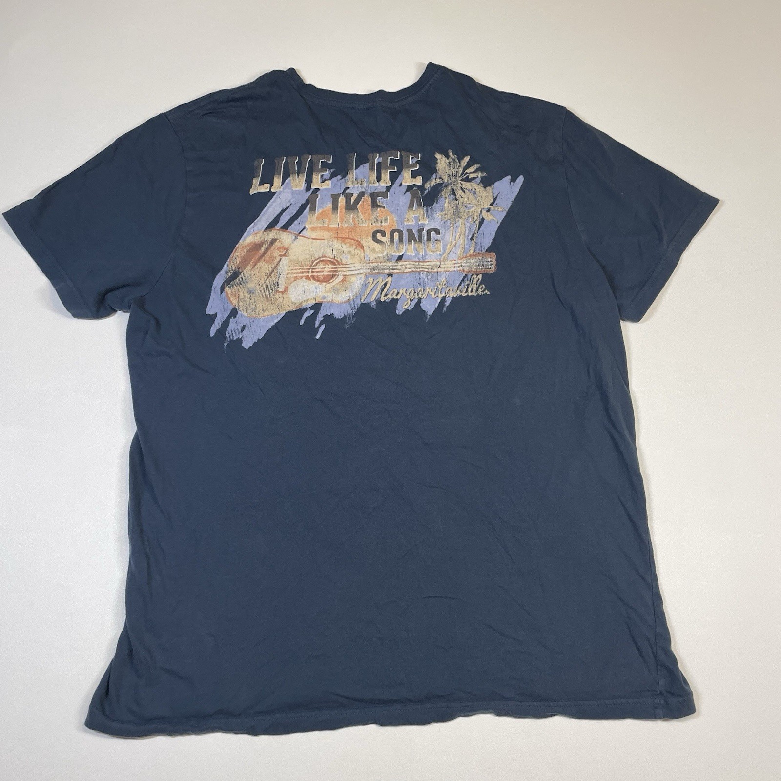 Jimmy Buffett’s Margaritaville Shirt Men’s XL Navy Blue Short Sleeve Graphic Tee gallery