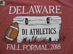Small NWOT Delaware fall formal 2018 D1 athletics comfort colors Shirt