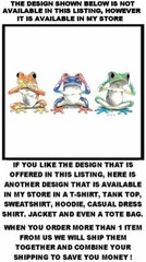 HAPPY COLORFUL AMPHIBIAN TREE FROG SELFIE LONG SLEEVE BUTTERFLIES T-SHIRT AB028