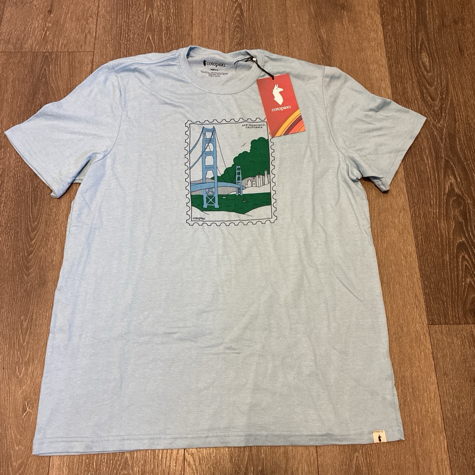 NWT Cotopaxi Men’s Medium M Organic Short Sleeve T-Shirt San Francisco