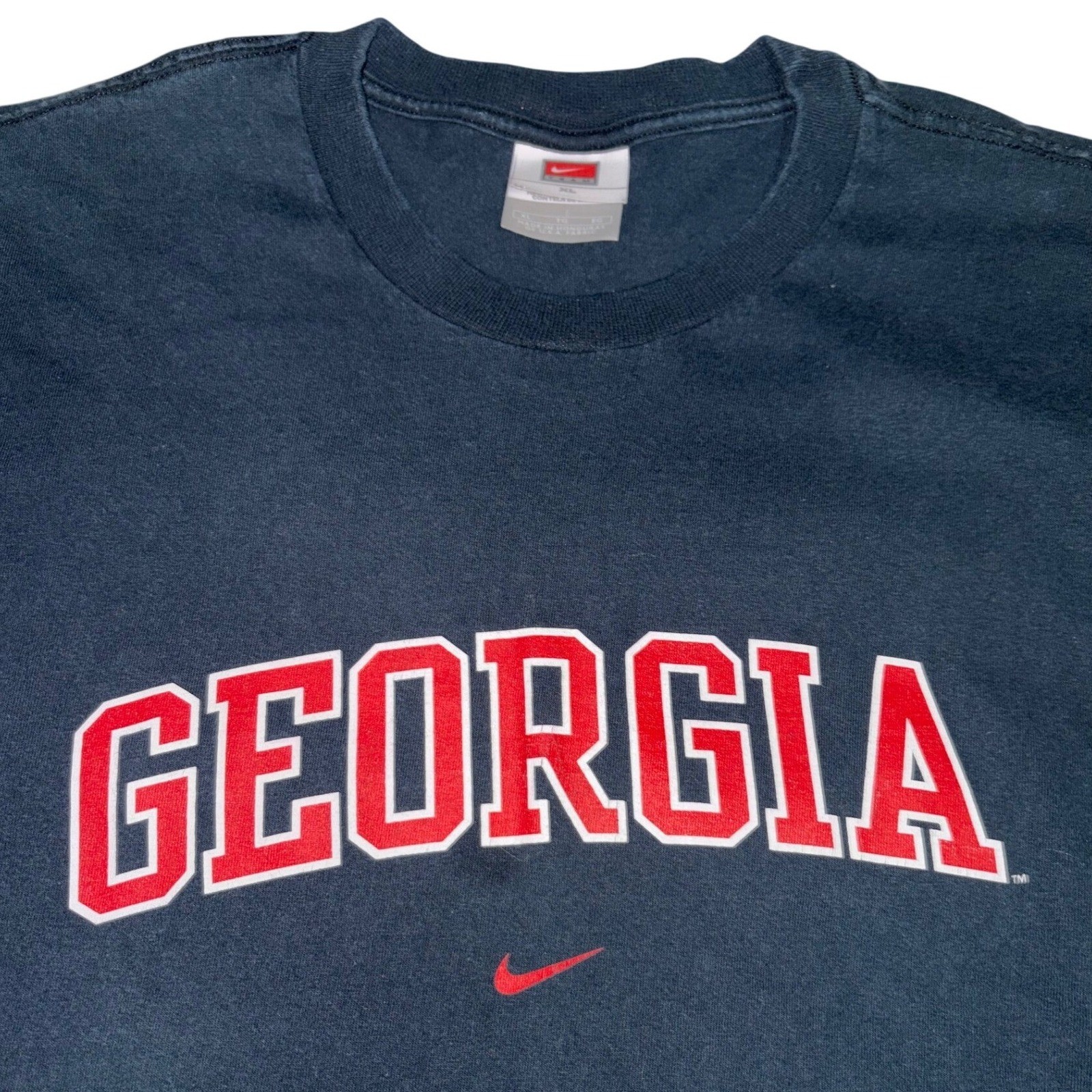 Vintage Nike Team Georgia Bulldogs Long Sleeve Shirt Mens XL Spellout 90s Swoosh gallery