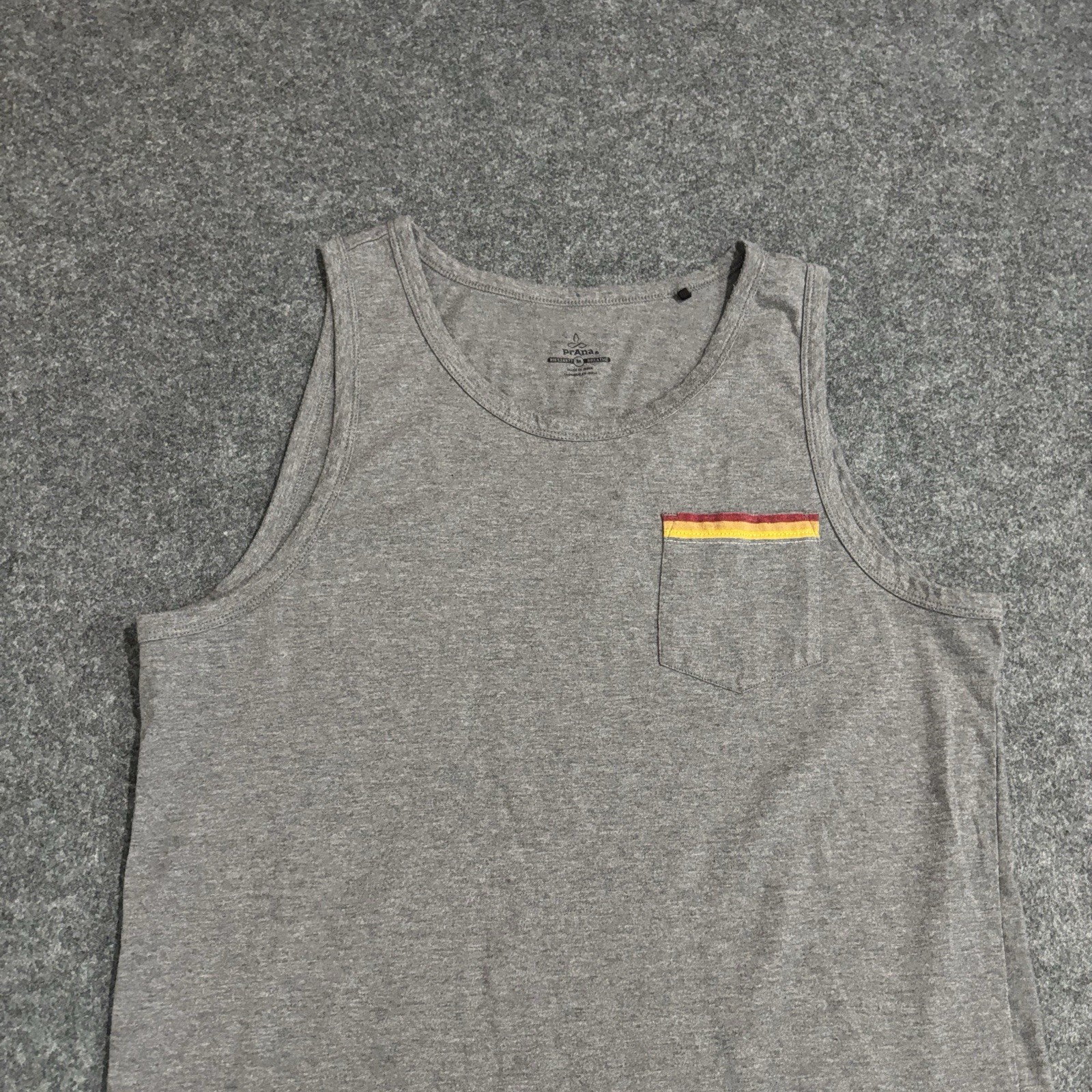 Prana Tank Top Men’s Medium Sleeveless Gray Pullover gallery