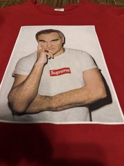 supreme ss16 morissey tee red size medium Rare Vintage Photo