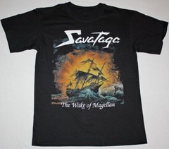 SAVATAGE MAGELLAN’S Wake up Cotton Black For Men T-shirt S-4XL NG2200