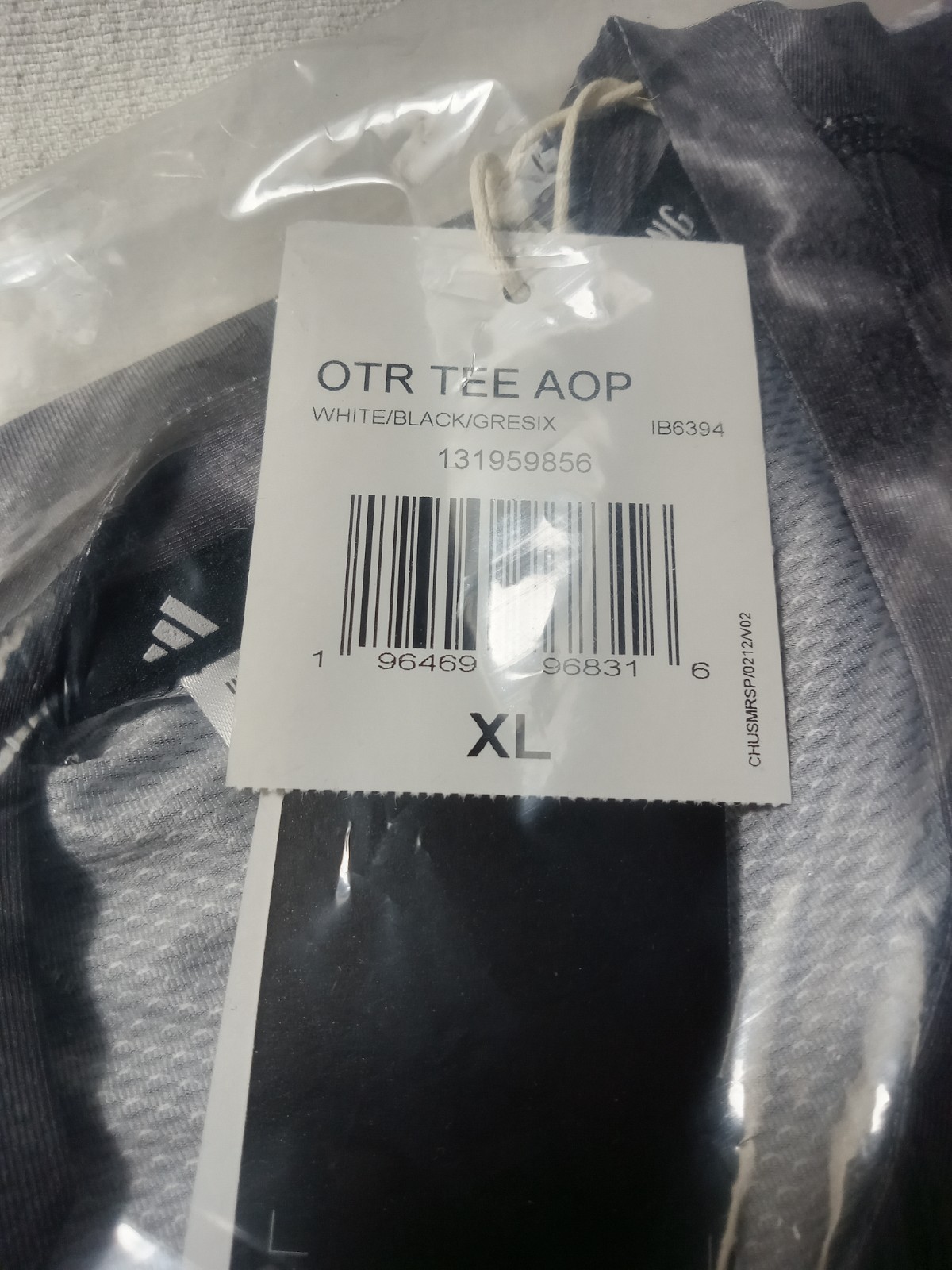 Adidas OTR AOP T-Shirt White / Black / Gray IB6394 Men’s Size XL(Y303) gallery