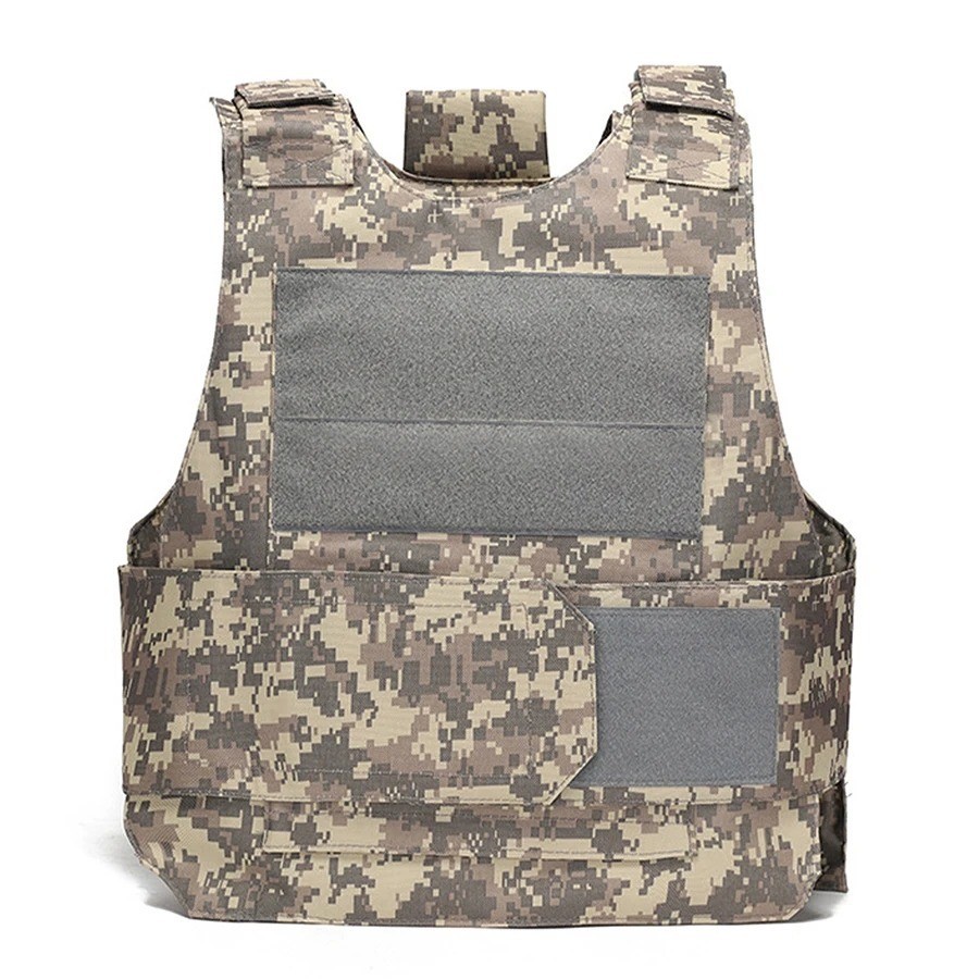 Body Bulletproof Vest Front Back Plates Armor Tactical Jacket Guard Security Kit gallery