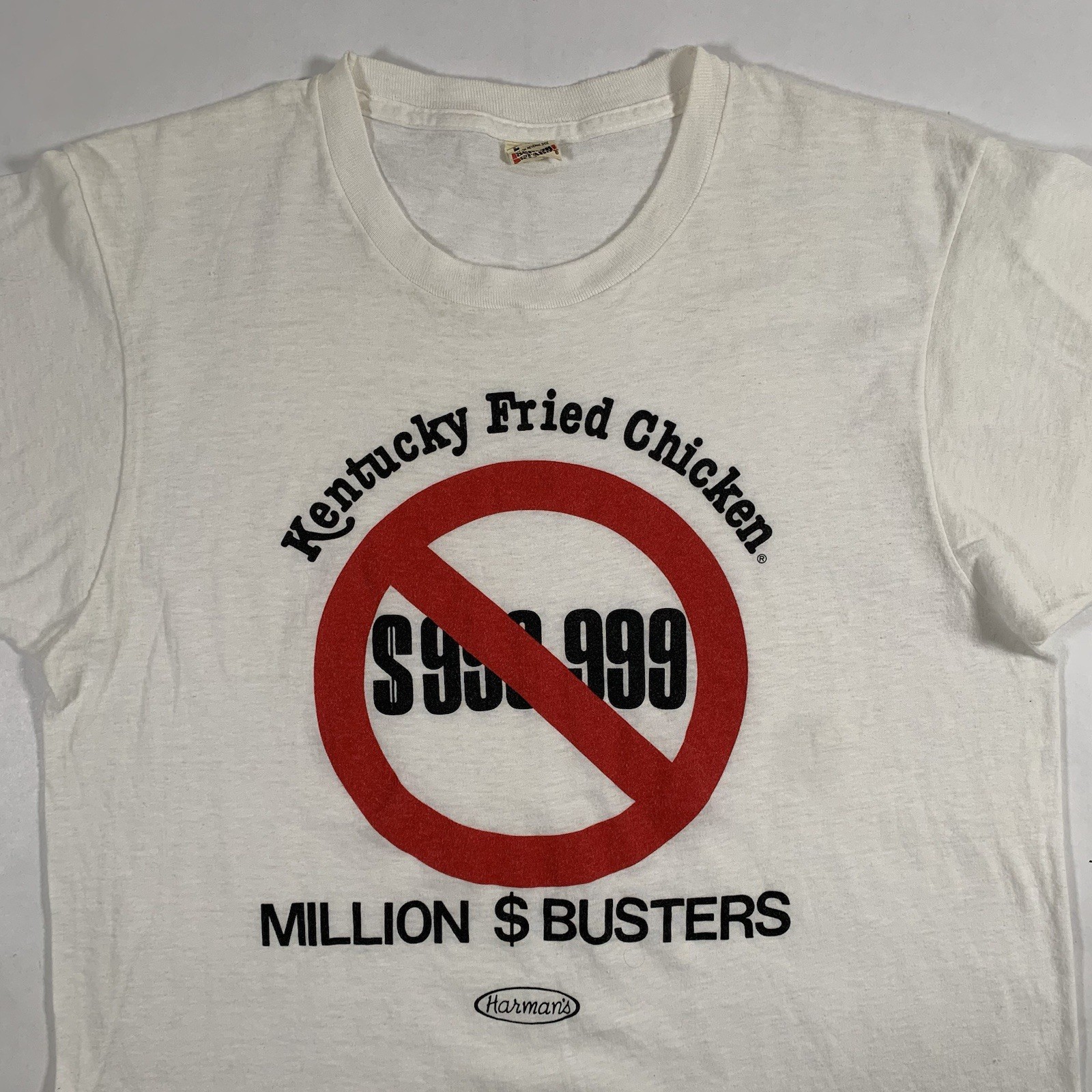 VTG 80s Kentucky Fried Chicken KFC Million Dollar Busters T-Shirt Large (Fits M) gallery