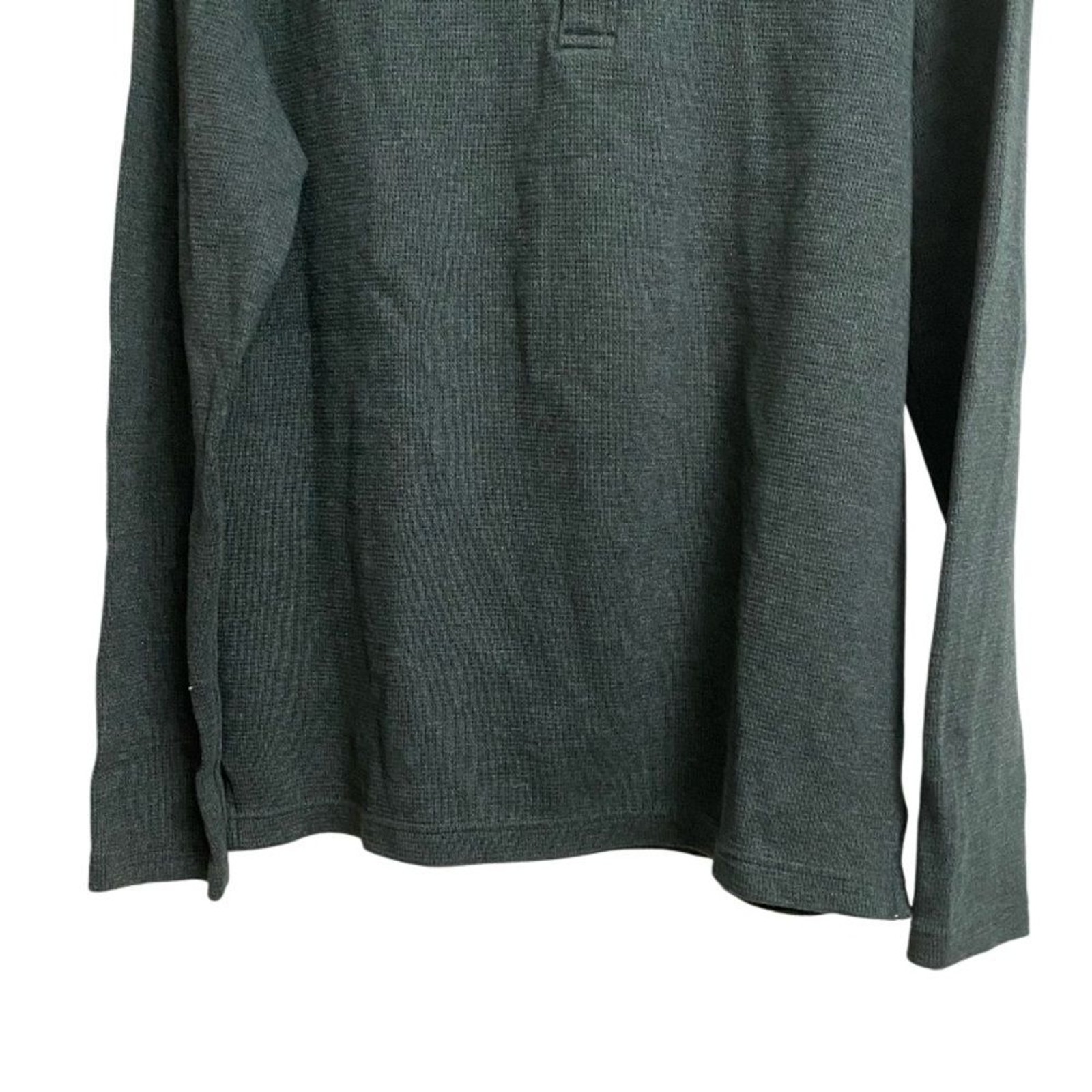 Weatherproof Vintage Men's Long Sleeve Henley Shirt Size M Pullover Green Preppy gallery