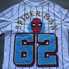 Marvel The Amazing SpiderMan 62 Baseball Jersey Double Sided Small