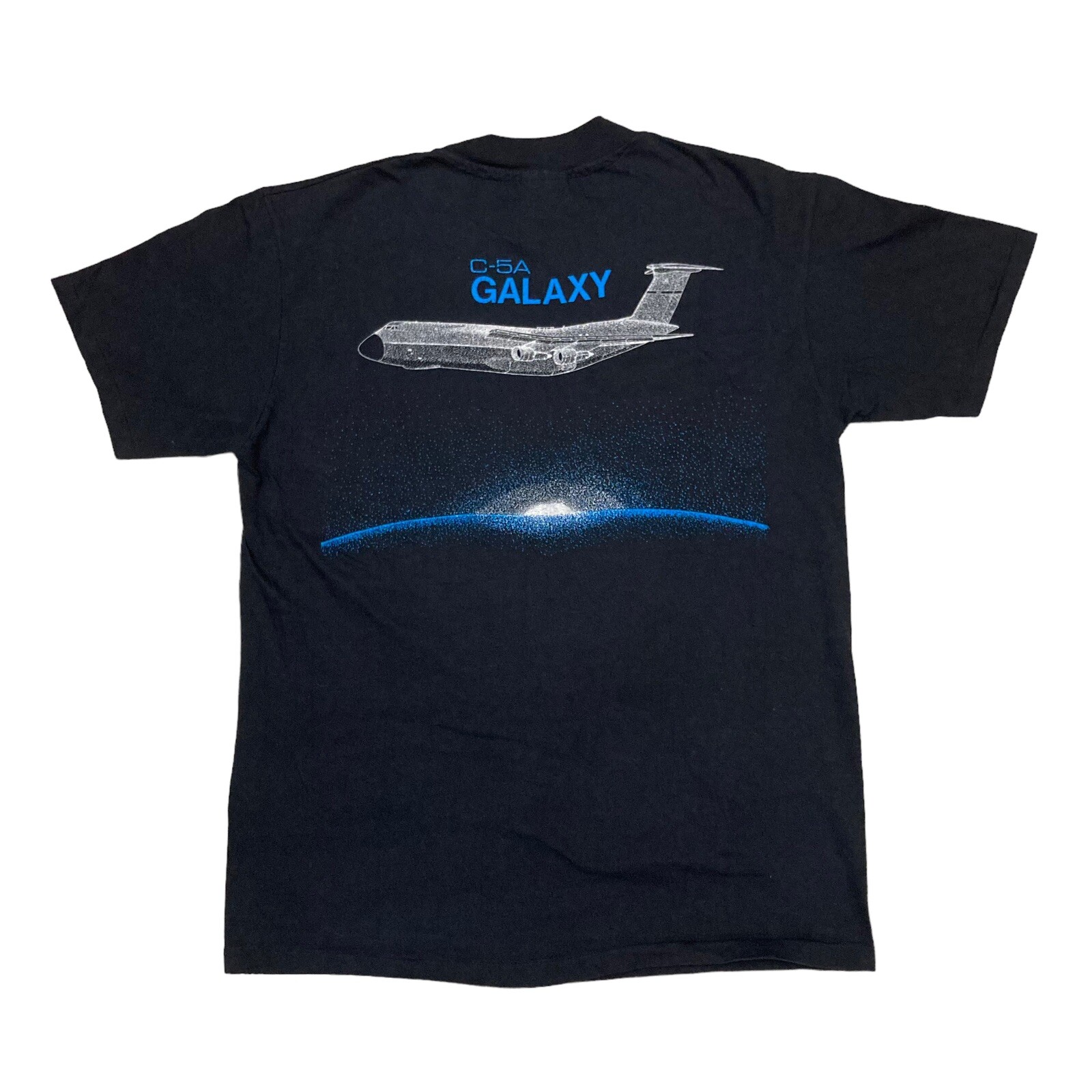 Vintage C-5A Galaxy Cargo Plane T-shirt L Single Stitch Hanes Beefy Made in USA gallery