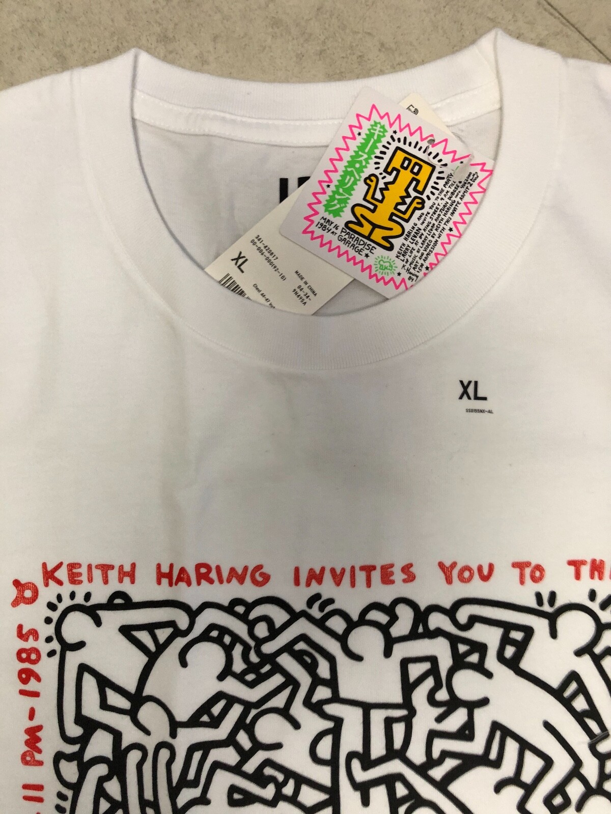 Keith Haring X UNIQLO SPRZ NY Graphic T-shirt White US size S-XL Party of Life gallery