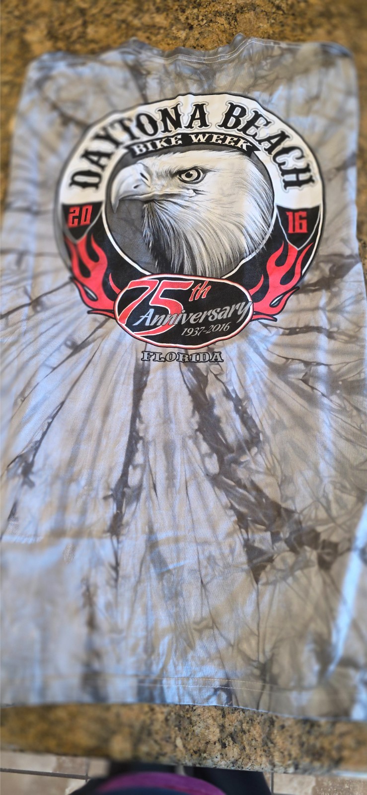 2 Daytona Bike Week 75th Anniversary 4XL Tshirts