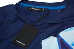 Bugatchi Blue Egsotic Design Cotton Men’s T- Shirt Shirt Size XL