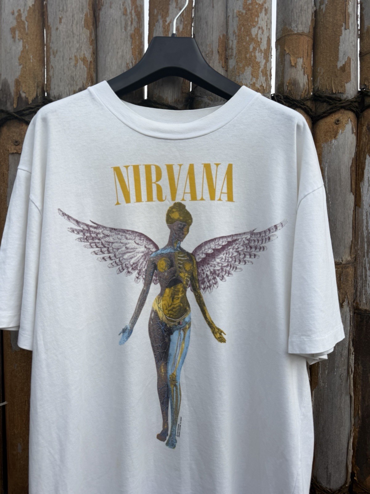 1993 TOP HEAVY Nirvana In Utero - Kurt Cobain OG OWNER -Large ULTRA RARE 90s gallery