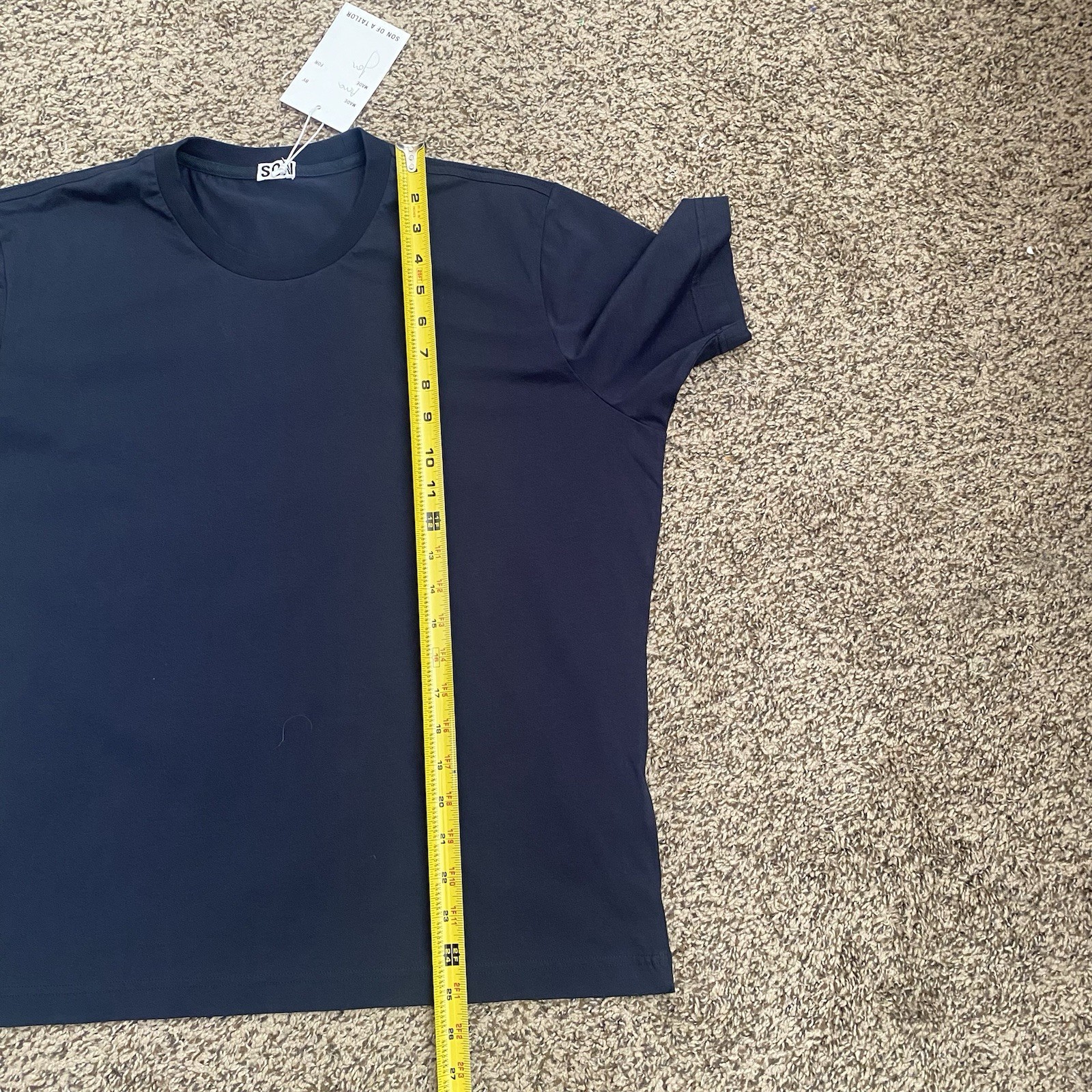 Son of a Tailor T Shirt Mens M/L Blue Short Sleeve Casual Crew See Measurements gallery