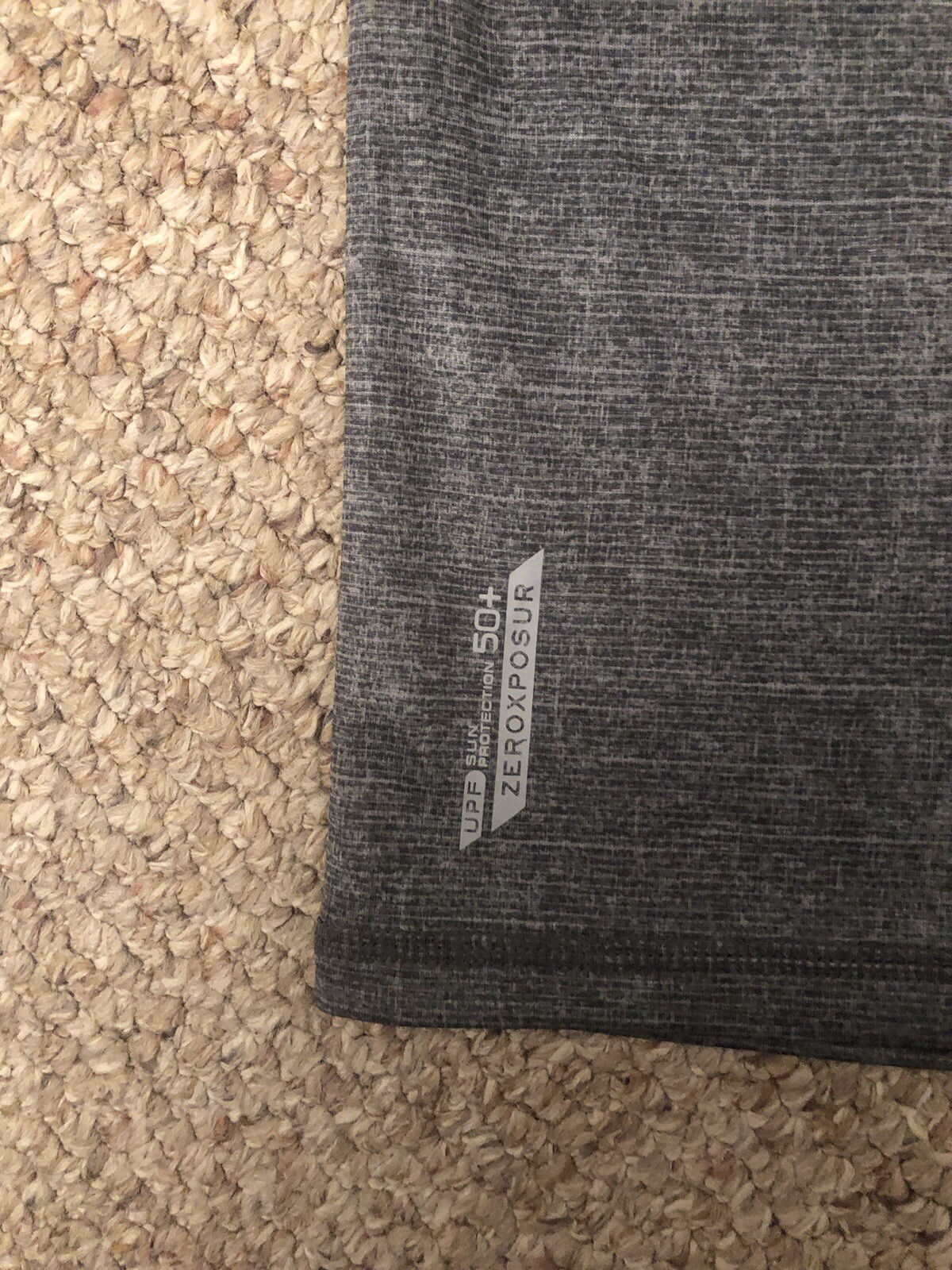 NWT Men's Small Gray ZeroXposur Black Sun Protection All-Day Comfort Active gallery
