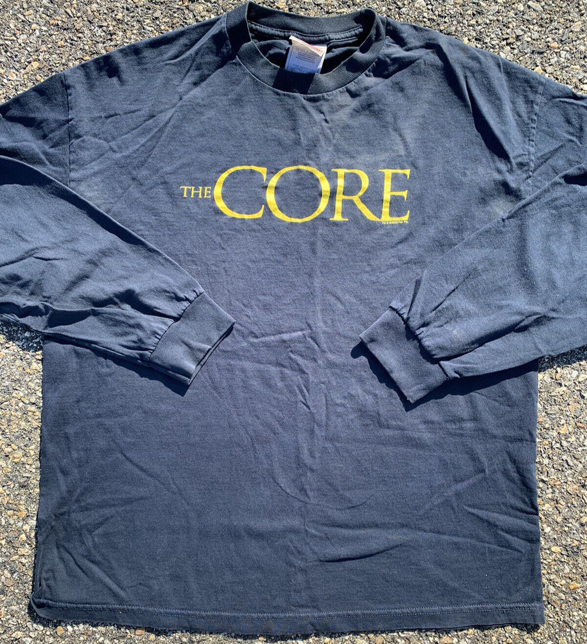 Vintage The Core Sci Fi Disaster Movie Promo Long Sleeve T Shirt Size XL 2003