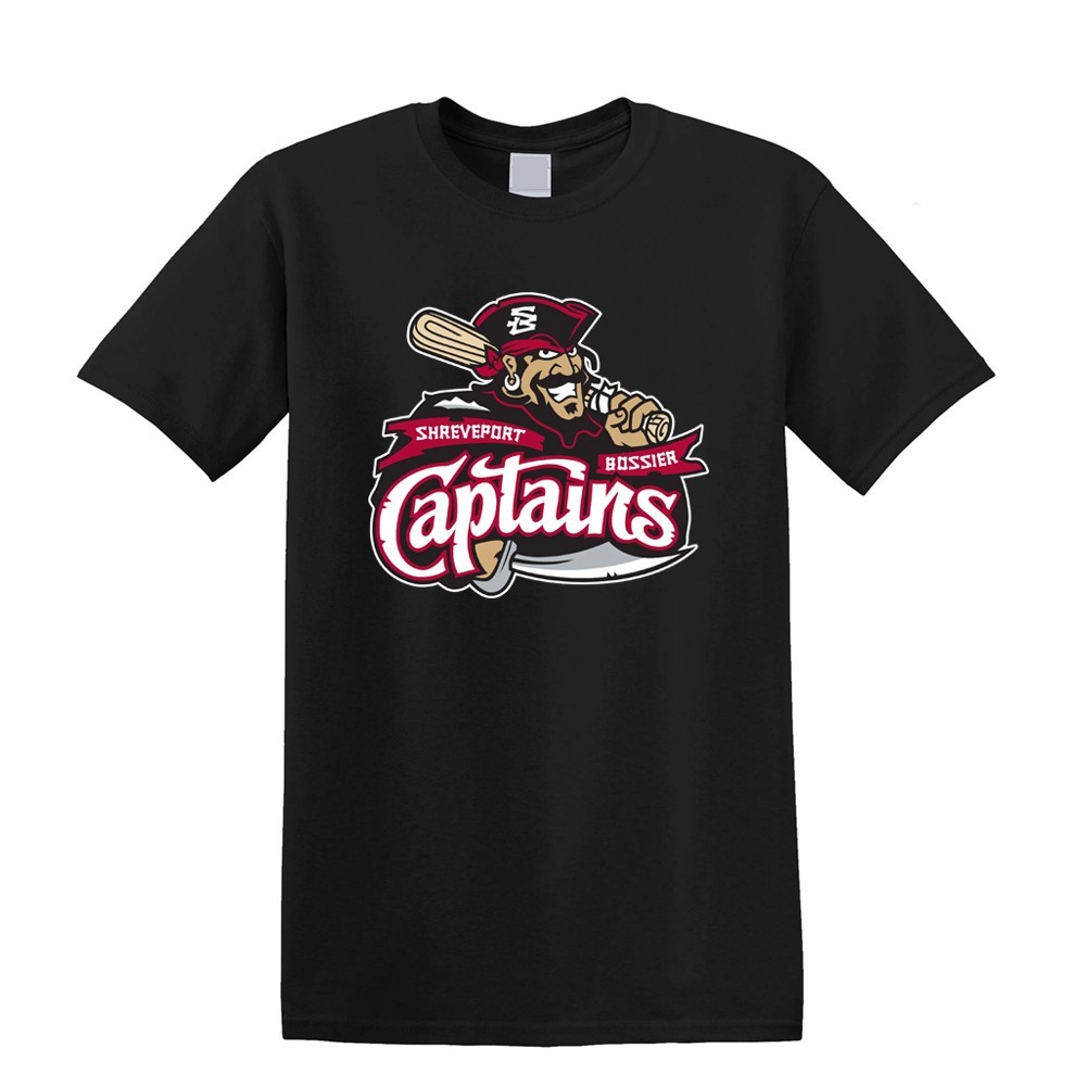 Shreveport-Bossier Captains American Baseball Men's Black Size S to 5XL gallery