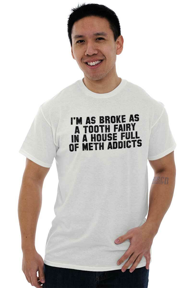 Broke Tooth Fairy Funny Sarcastic Novelty Adult Short Sleeve Crewneck Tee gallery