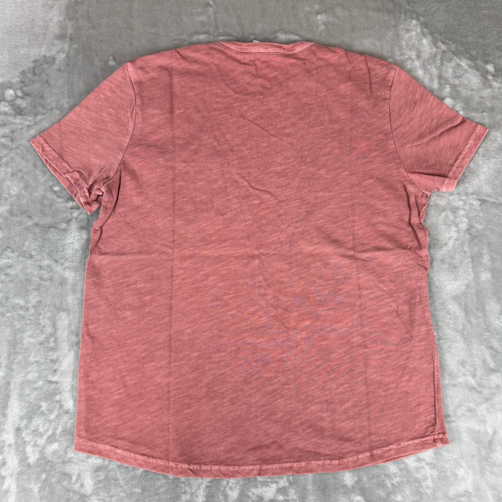 Marine Layer Vintage Heavy Slub Pocket Tee Mens Small Marsala Red Soft $54 NWT gallery