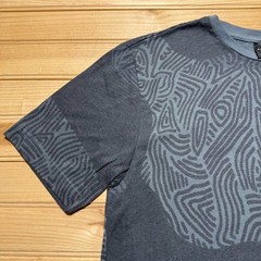 Oakley Topographic Map Pattern All Over Print Surf Skate T-Shirt Men’s Medium