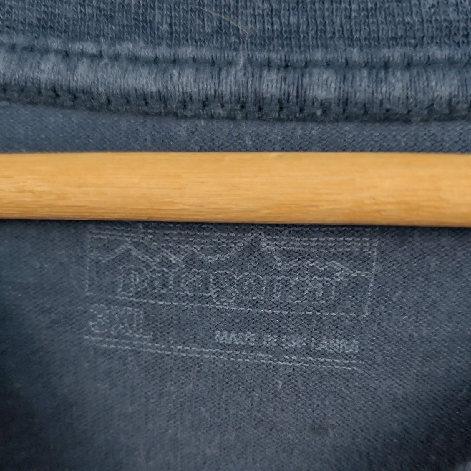 Patagonia T-Shirt Men's 3XL Navy Blue Hemp Organic Cotton Long Sleeve Pocket gallery