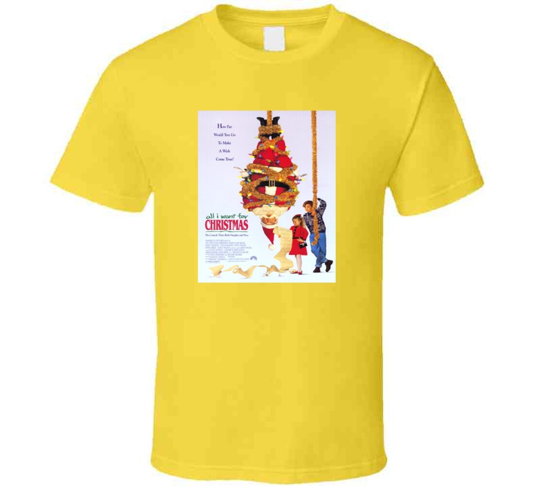 All I Want For Christmas Movie Tee Classic Holiday Movie T Shirt gallery