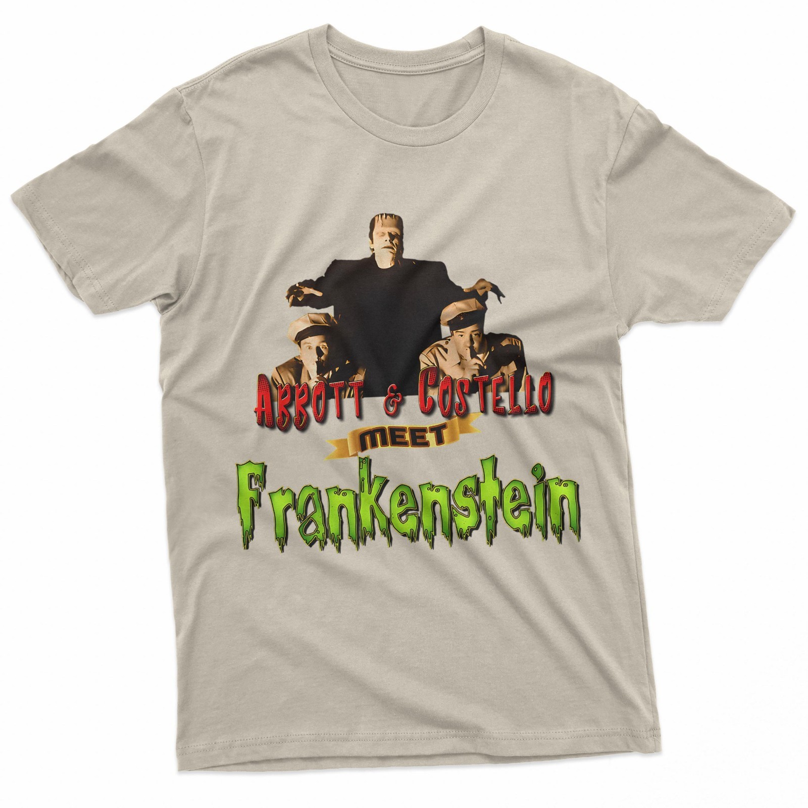 Abbott And Costello Meet Frankenstein Classic Horror Comedy T-Shirt gallery