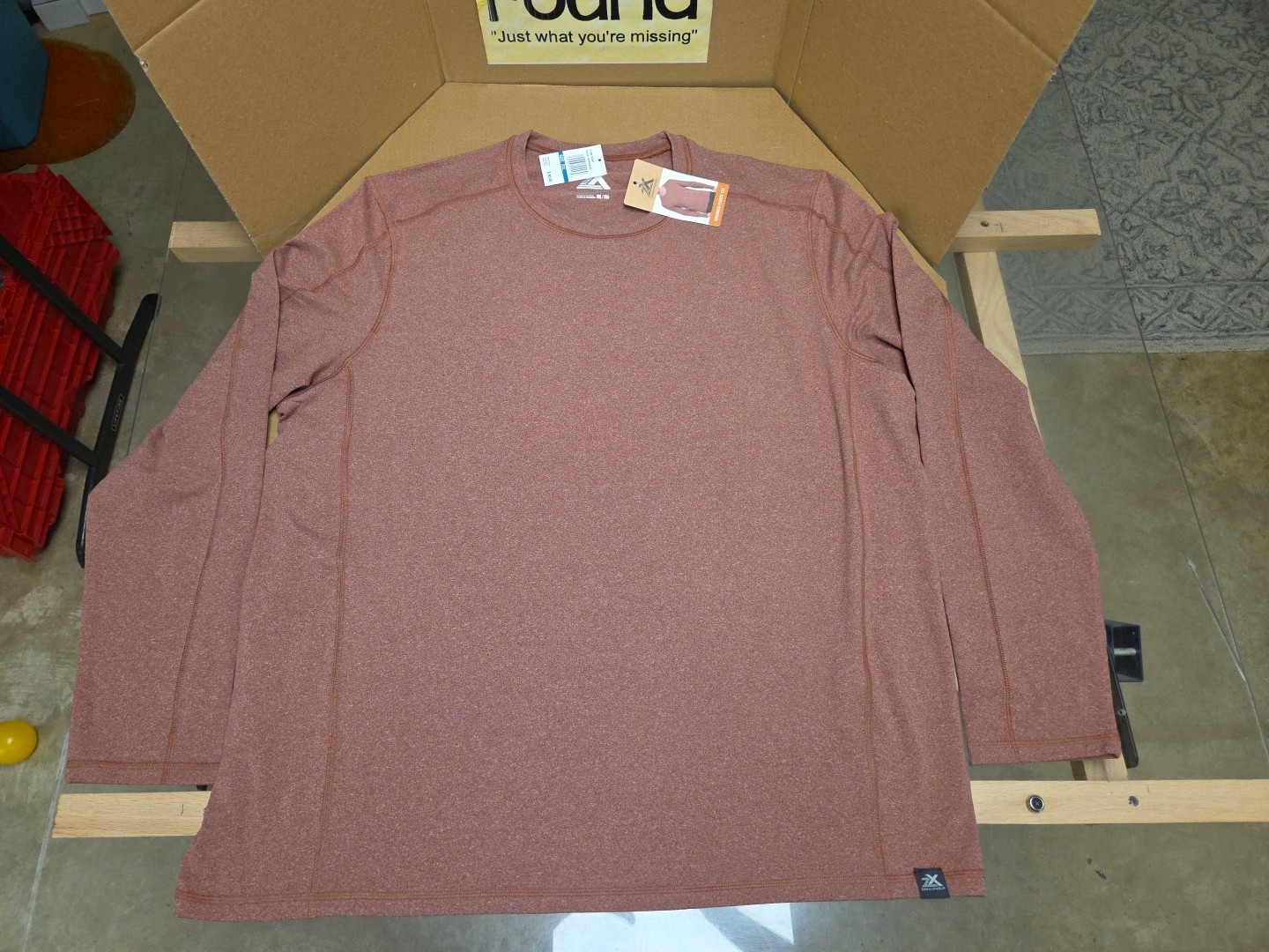 Zeroxposur Brushed Fleece Stretch Layering Shirt Henna Mlng Size 2XL NWT SOFT gallery