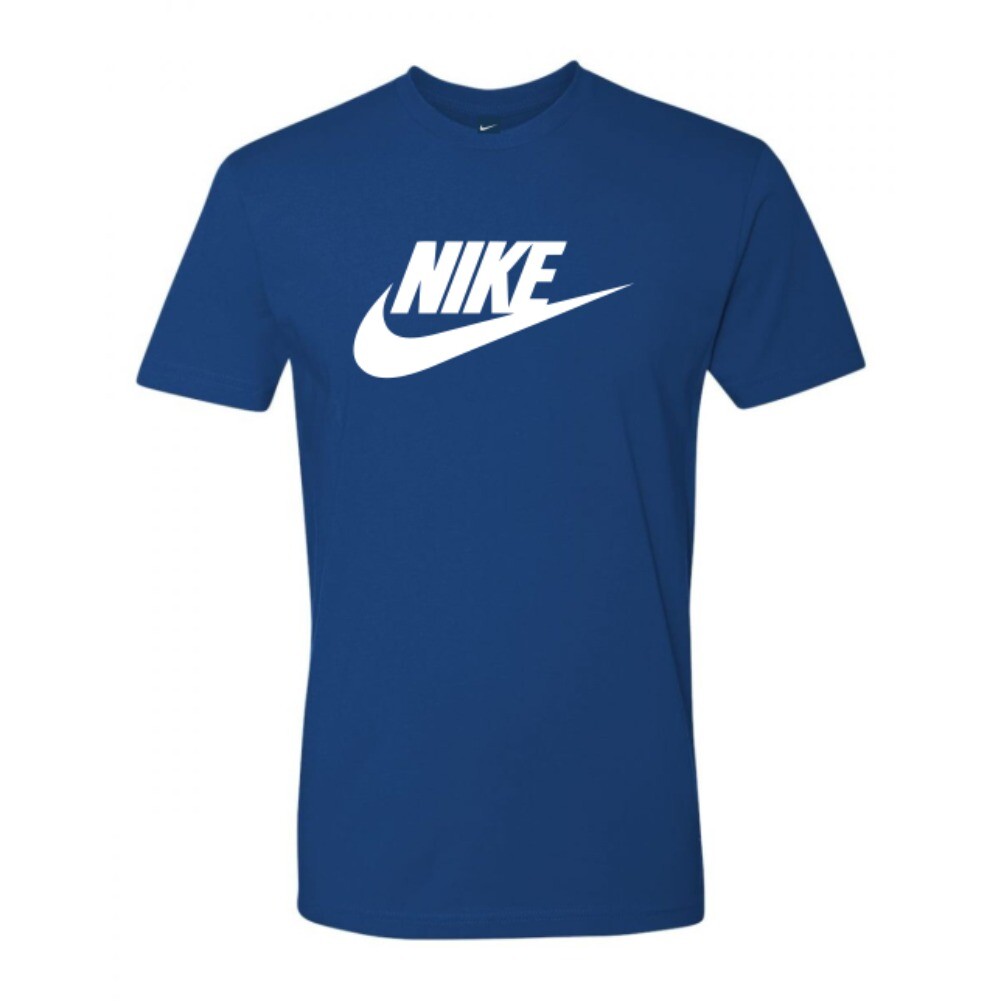 Nike Men's T-Shirt Logo Swoosh Printed Athletic Active Short Sleeve Shirt gallery