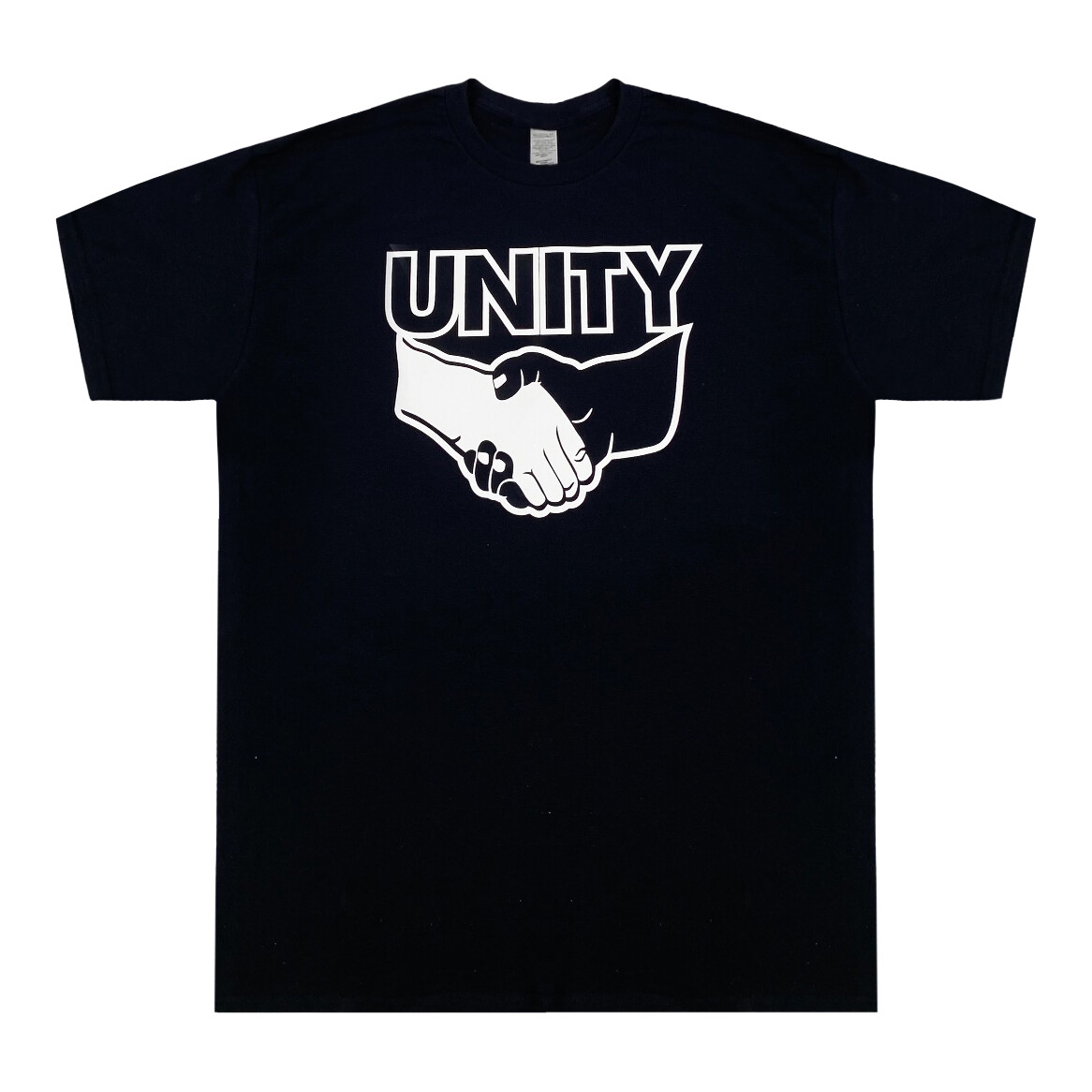 Vintage 80s 90s Unity T-Shirt Streetwear End Racism Graphic Black White gallery