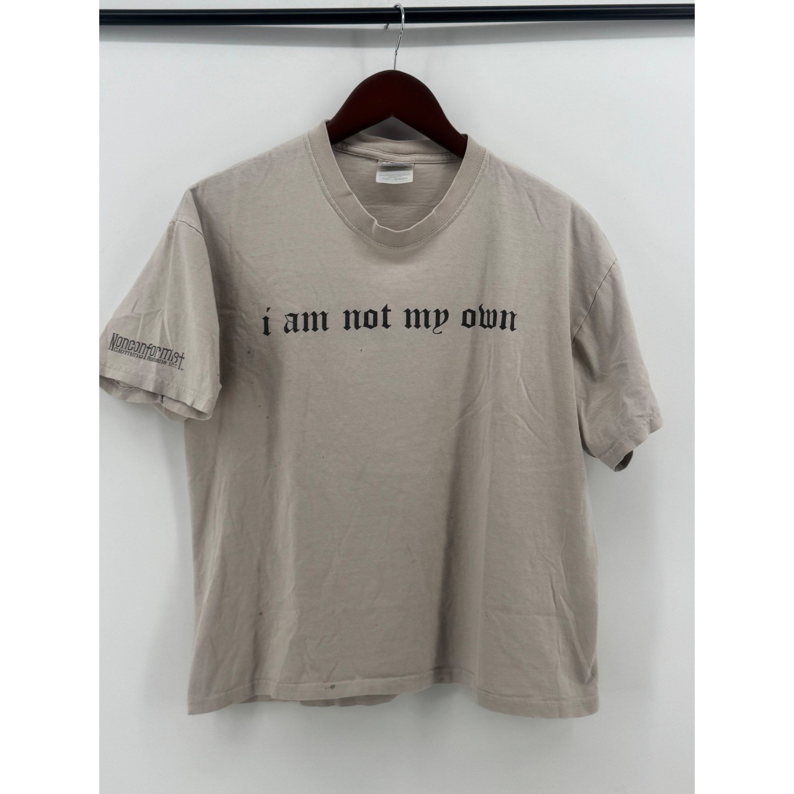 Nonconformist Clothing Romans 12 2 T Shirt Graphic Tee Religious Faith Size L