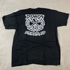 Dixxon Flannel Co Gray Sketchy Crest Sturgis T Shirt Mens 3XL Black Short Sleeve