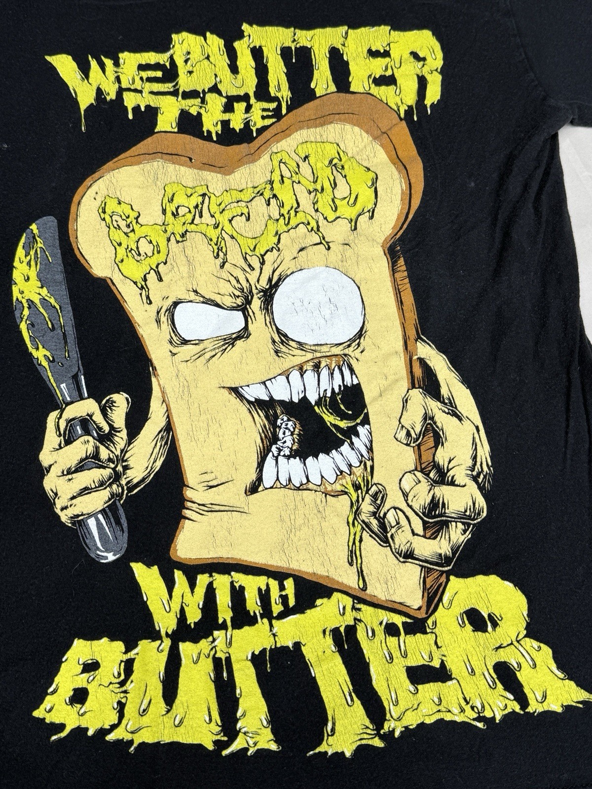 We Butter the Bread With Butter Vintage Band t-shirt Graphic Print Rare Small gallery