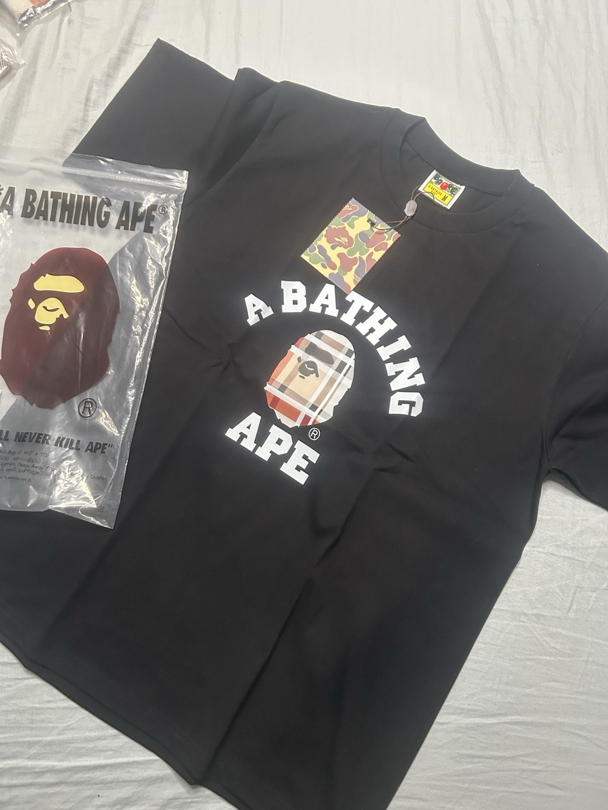 Black A Bathing Ape Bape Shirt Size M gallery