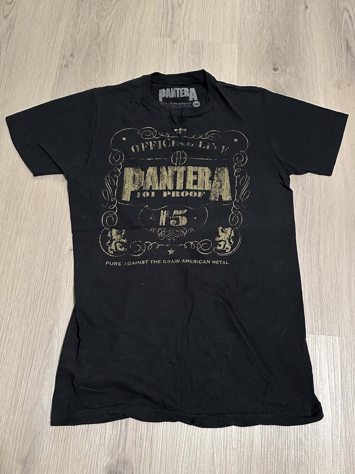 Pantera 101 Proof T Shirt Black S