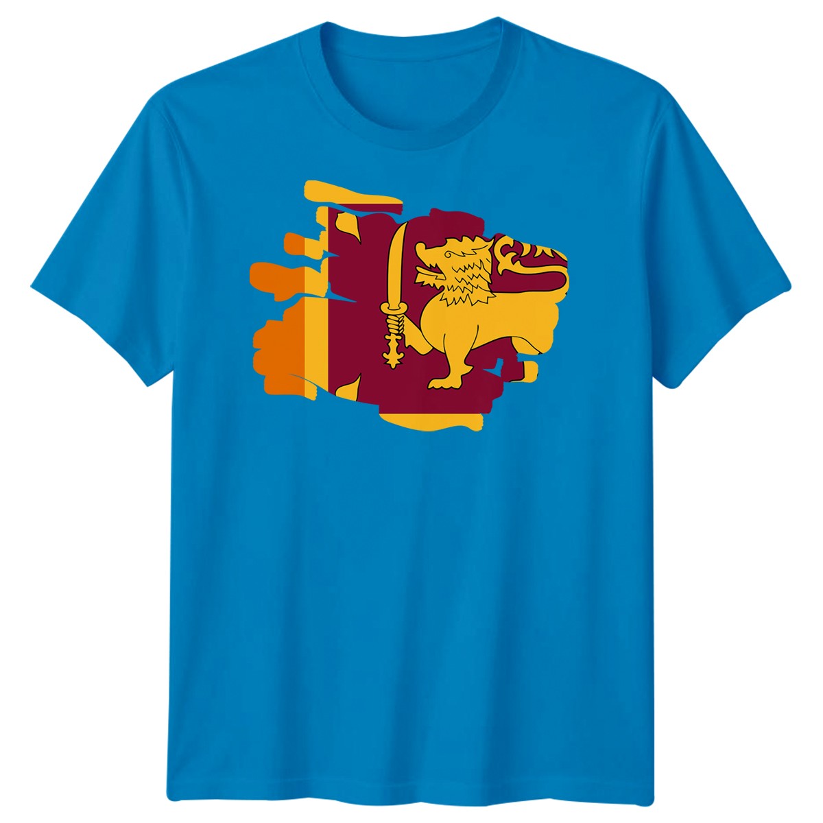 Sri Lanka Flag Travel Mens T-Shirt National Heritage