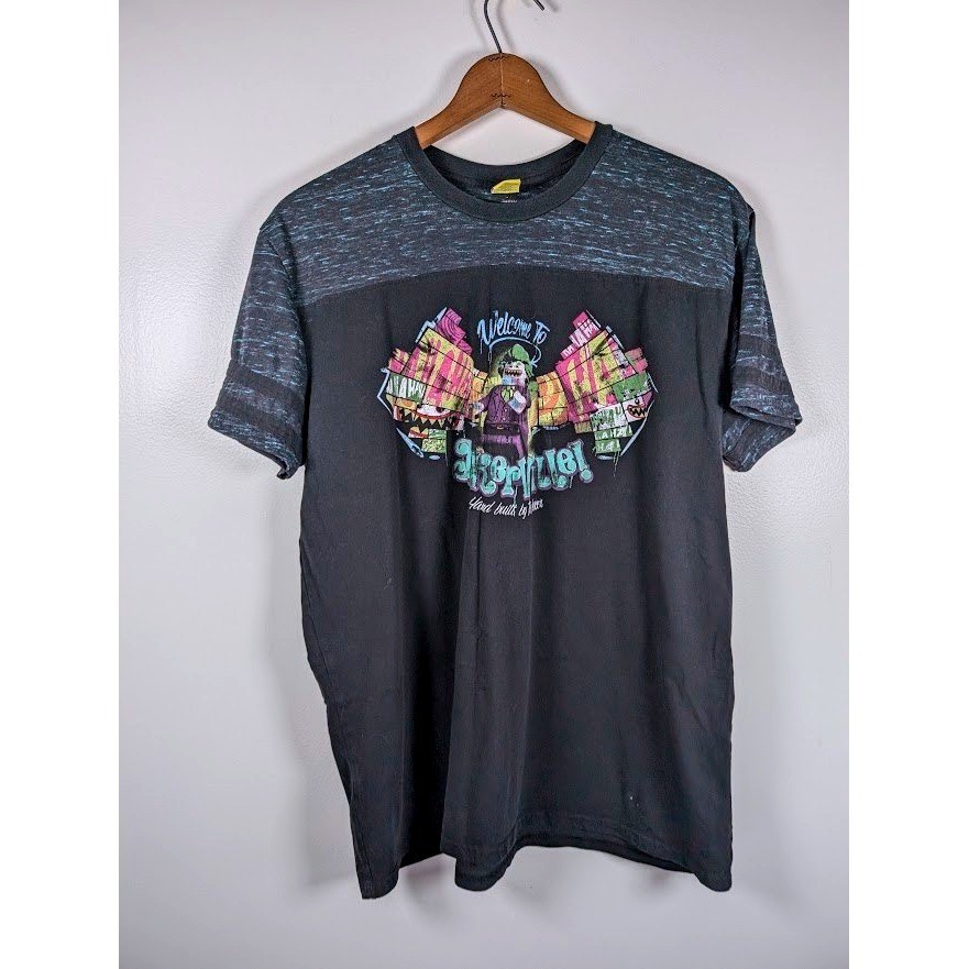 LEGO Batman Movie T-Shirt Mens XL DC Comics Welcome to Jokerville Graphic Casual gallery