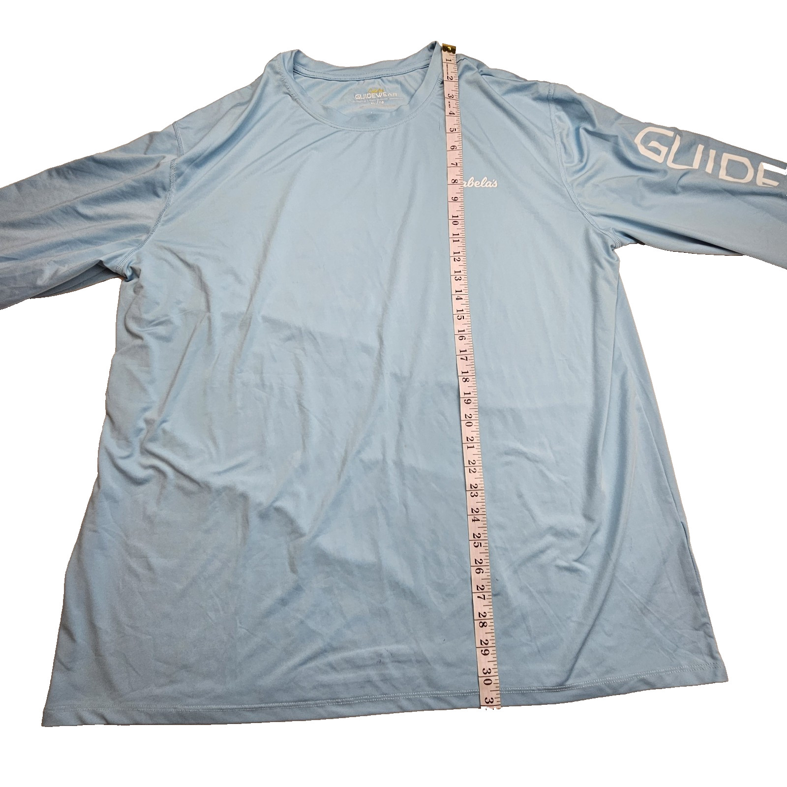Cabela's Shirt Men's XL Guidewear 50+UPF Sun Shirt Long Sleeve Blue Coolcore gallery