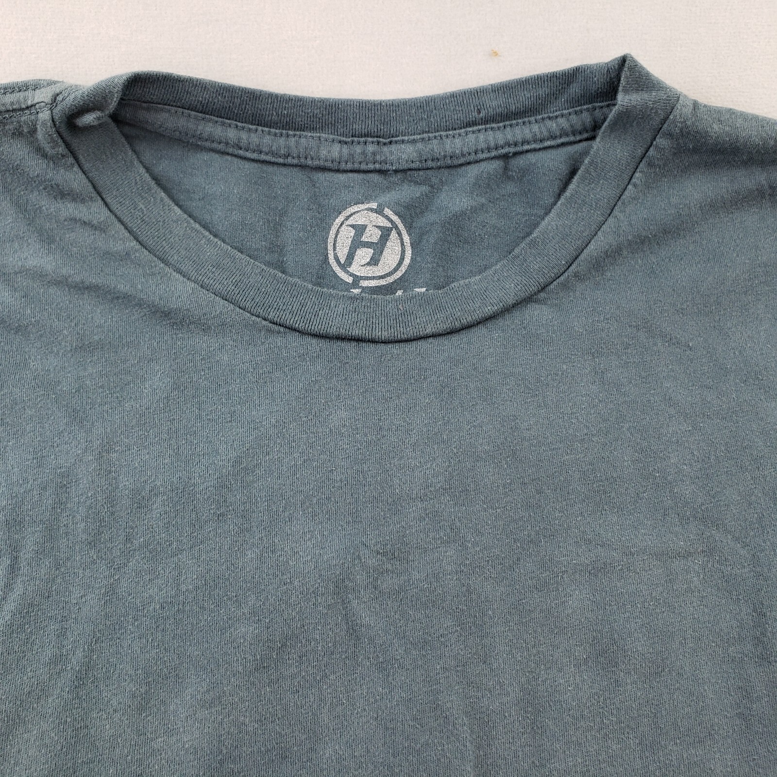 Hybrid Tees Tie Dye 2 Tone Purple Gray T Shirt Soft Comfy Men XL gallery