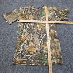 Realtree Men’s Small Magellan Outdoors Hunt Gear Edge Camo T-Shirt Hunting Te