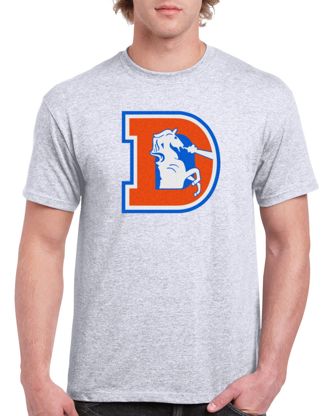 Broncos T-Shirt Denver Football Old Classic Throwback D Retro GDB02 gallery